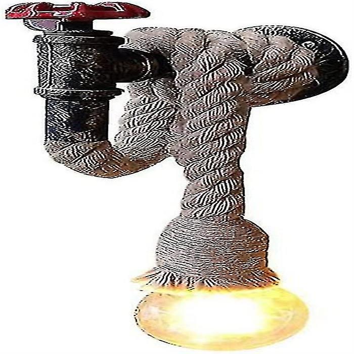 Vintage Steampunk Water Pipe Wall Light