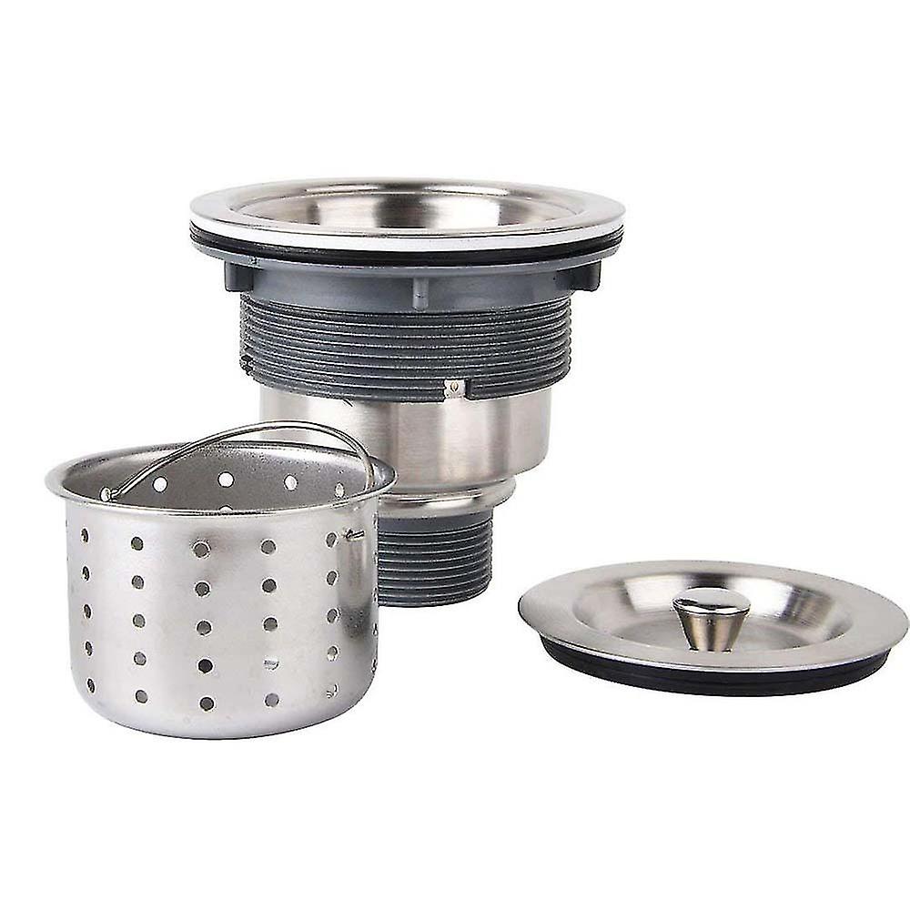 3-1/2-inch Kitchen Sink Strainer With Removable Deep Waste Basket/strainer Assem