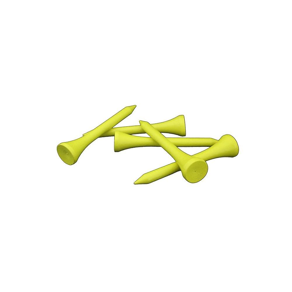 Gamola Golf 500 Neon Yellow Wooden 70mm 2 3/4 Golf Tees