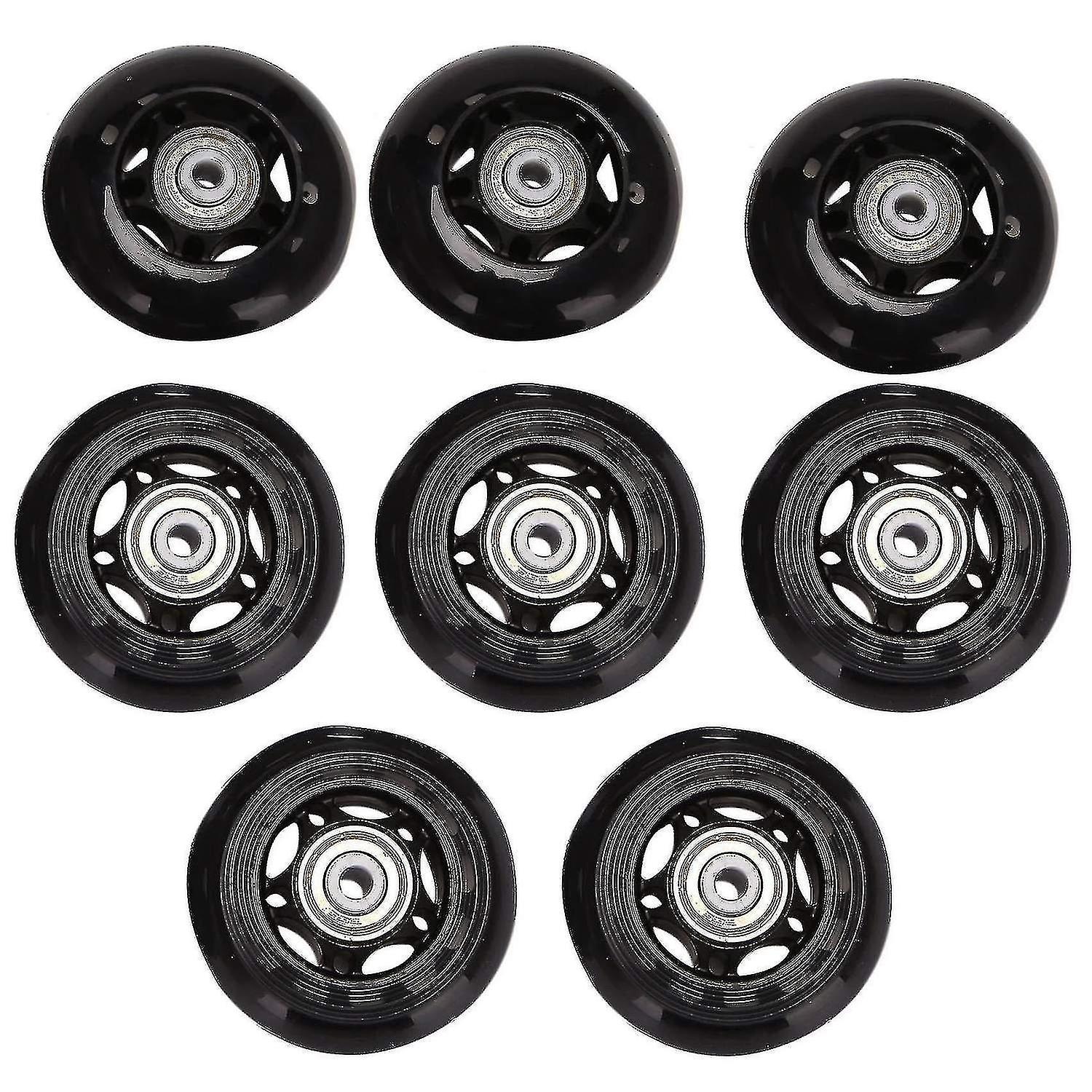 Inline pulleys in packs, indoor/outdoor pulleys, replacement wheels with bearings 64 mm