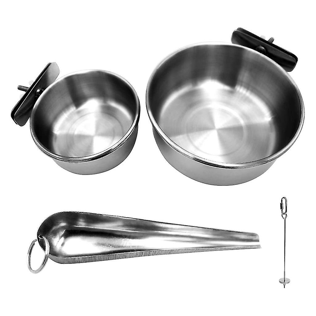 Pet Birds Waterer Drinking Feeding Containers Feeder Storage Water Cup Set