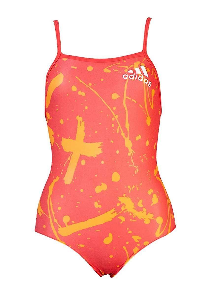 Adidas Infant One Piece Swimsuit - Orange - Girls