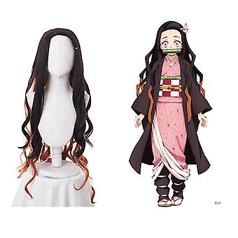 Cosplay Dress Costumes For Women Women's Demon Slayer Kimetsu No Yaiba Nezuko Kamado Cosplay Costume - Complete Kimono Outfit With Wig Nezuko Costume Kids 8-10