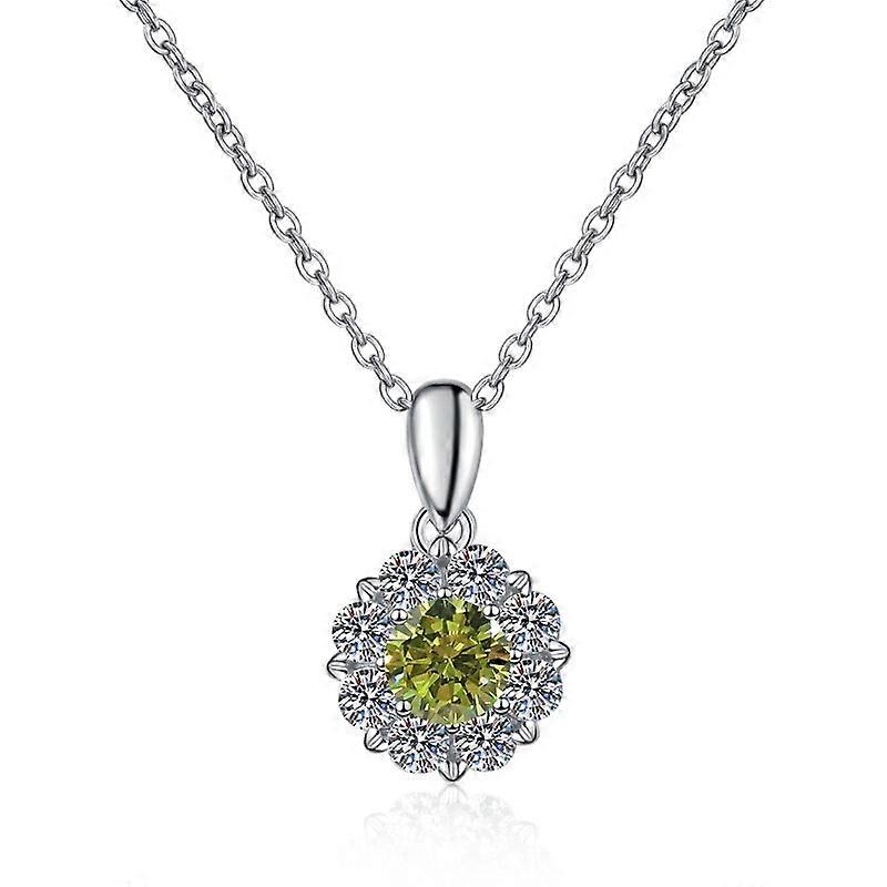 Necklace-Blooming Bliss-50pt Moissanite-Gift for Her