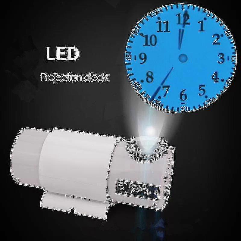 100% NEW Arrive Digital Led Projection Desk Clock Silent Remote Control ...
