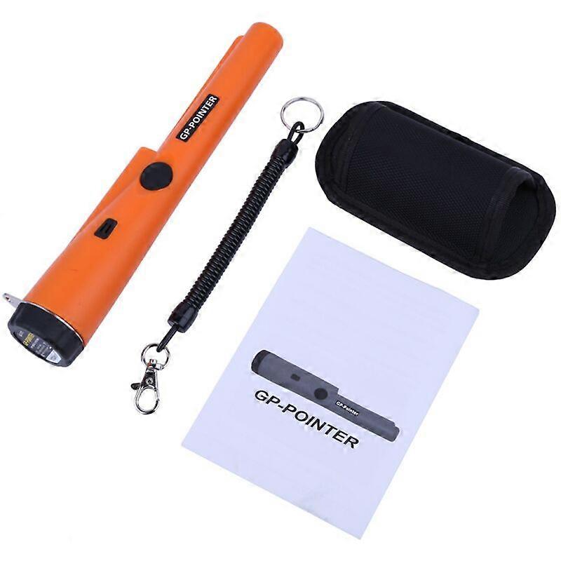 Portable Metal Detector, 360 Scanning Metal Detector, Waterproof Metal Pointer with Built-in LED Indicator/Alarm Light, for Gold Coin Hunting, Jewelry
