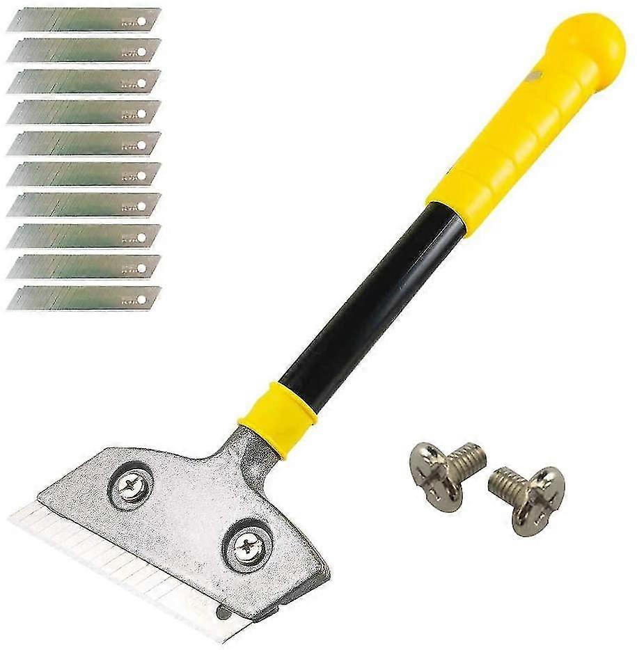 Hob Scraper With 10 Metal Blades, Heavy Duty Scraper, Universal Scraper