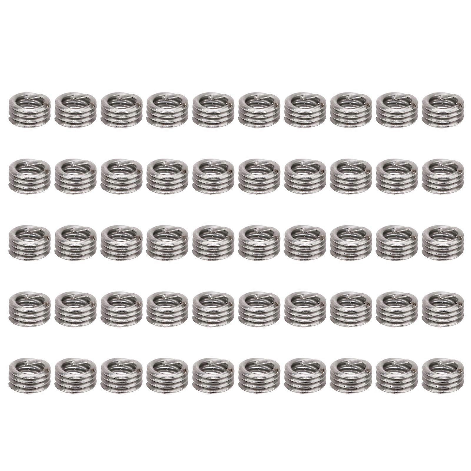50pcs Wire Thread Insert Stainless Steel Bushing Screw Hole Repair Socket Kit Us Units 5401d