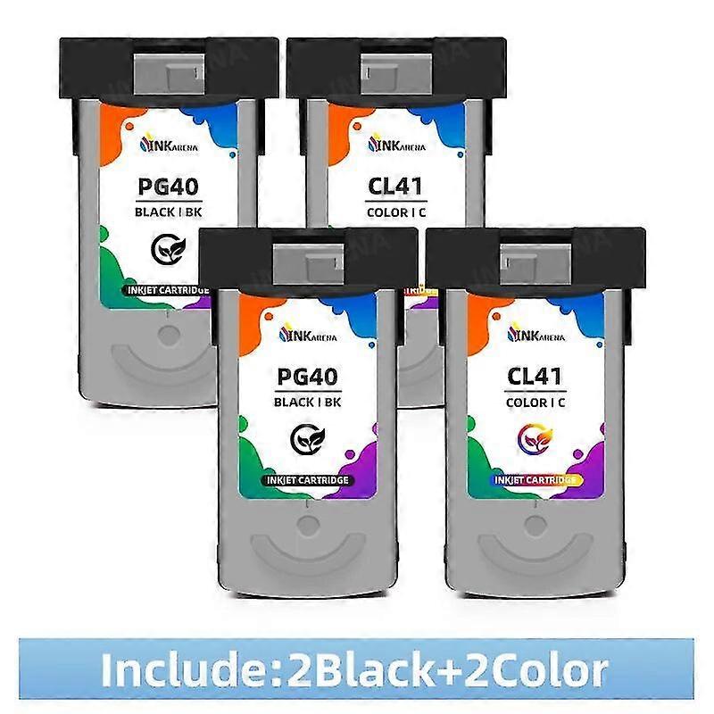 unique Pg-40 Cl-41 Pg40 Cl41 Ink Cartridge For Canon Pixma Mp140 Mp150 Mp160 Mp180 Mp190 Mp210 Mp220 Mp450 Mp470 Printer