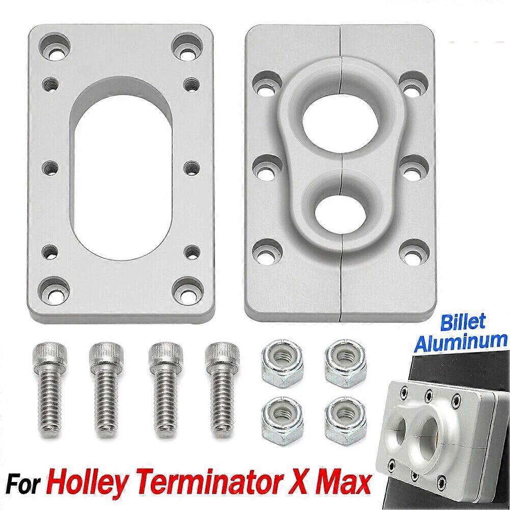 Para Holley Terminator X Max Billet Firewall Pass Through RAW BRACKET ALUMÍNIO