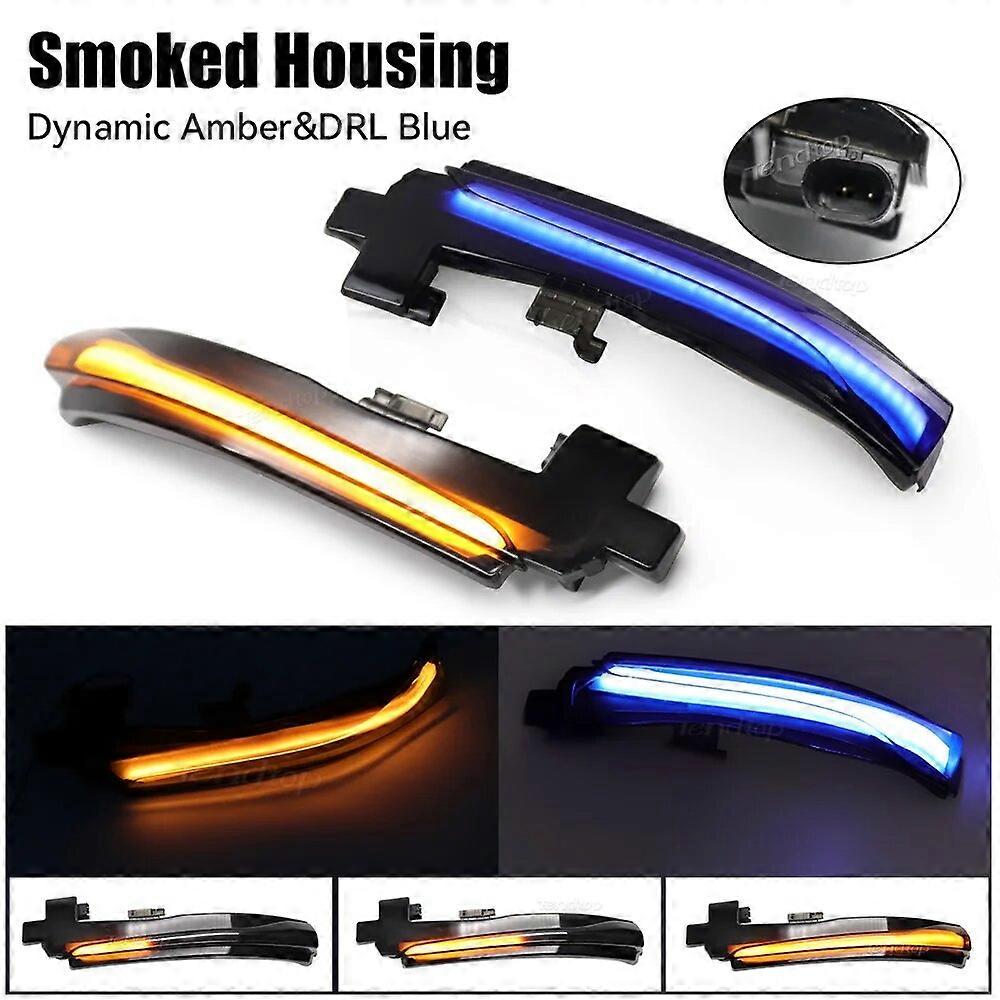 LED Dynamic Turn Signal Light Side Mirror Sequential Lamp Blinker Indicator For Volvo C30 C70 S40 S60 V40 V50 V70