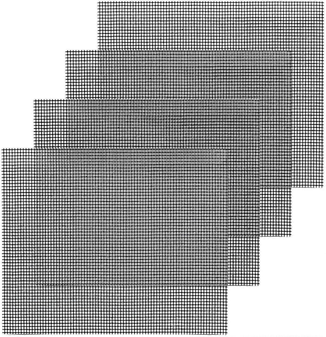 Pack Of 4 Non Stick Bbq Grill Mesh 40 * 33cm Reusable Teflon Grilling Net