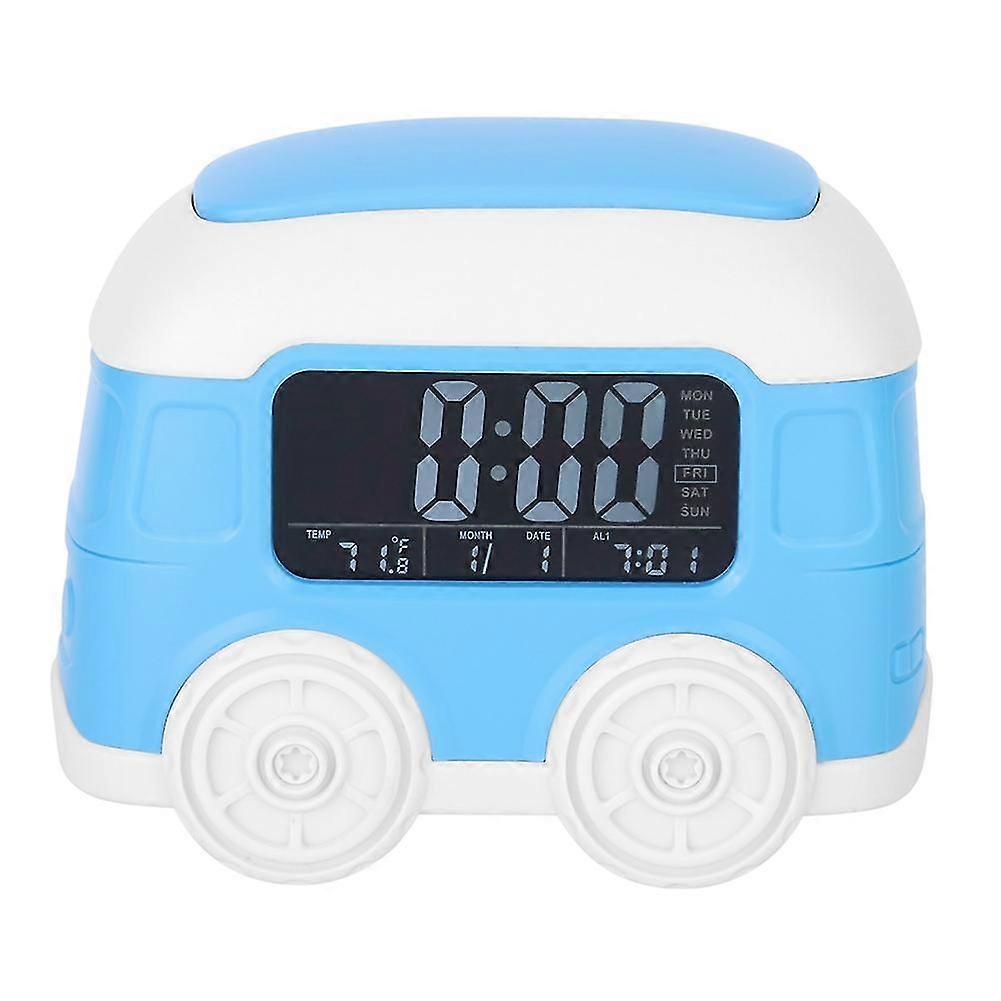 Digital LED Bus Car Alarm Clock for Children - Multi-Function Electronic Gift