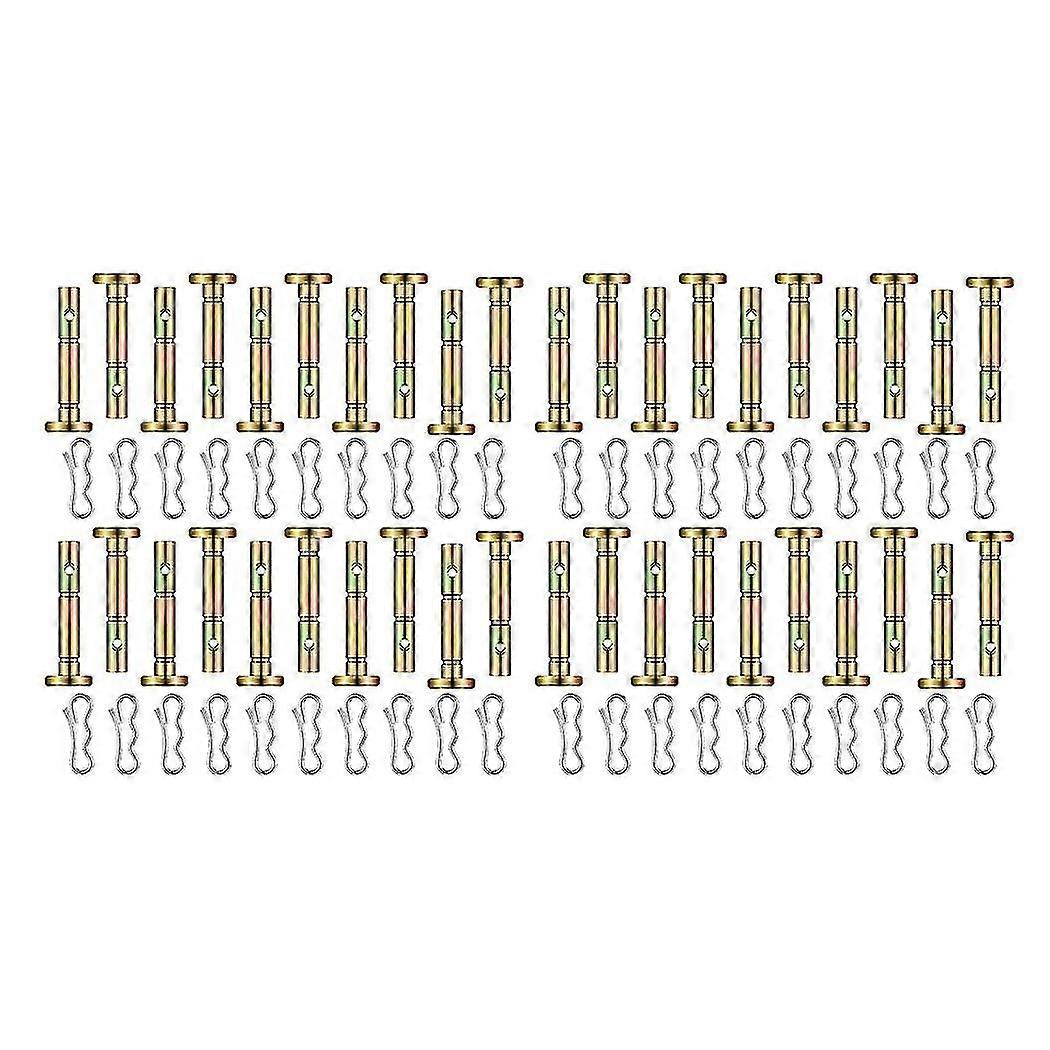 80 Pieces Shear Pins And Cotter Pins 738-04124 And 714-04040 Replacement Shear Pin And Bow Tie Lock