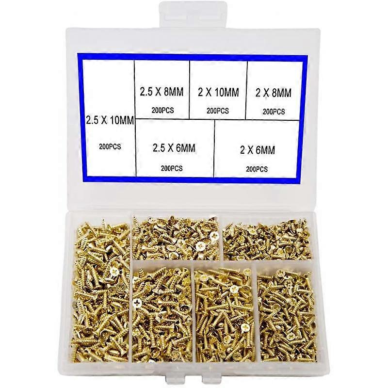 Hardware multi-function cross flat head screws (1200 pcs)