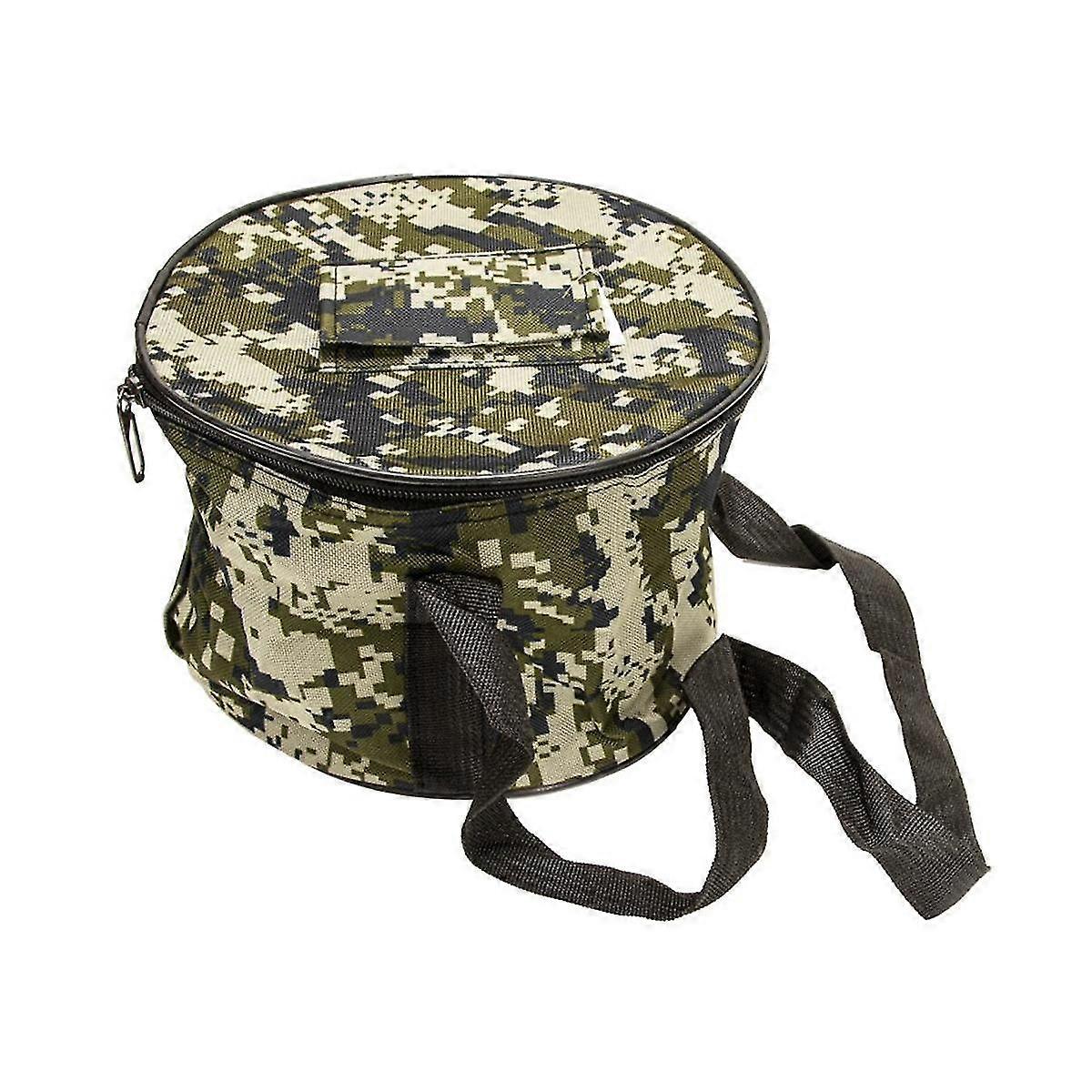 Vinter Isfiske Fiskeredskap Fiskepåse Isfiske Flagga Bricka Förvaringspåse Automatfiske T