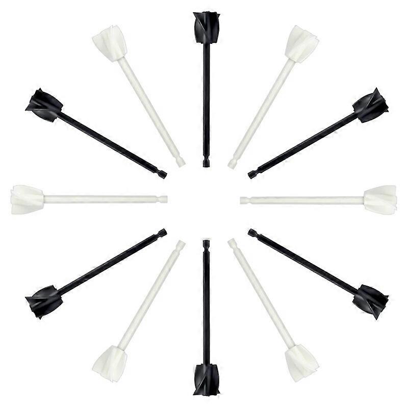 12Pcs Drill Paddles Reusable Epoxy Resin Mixer Epoxy Mixer Paddles Mixer Paddle For Drill Resin Silicone Mixing