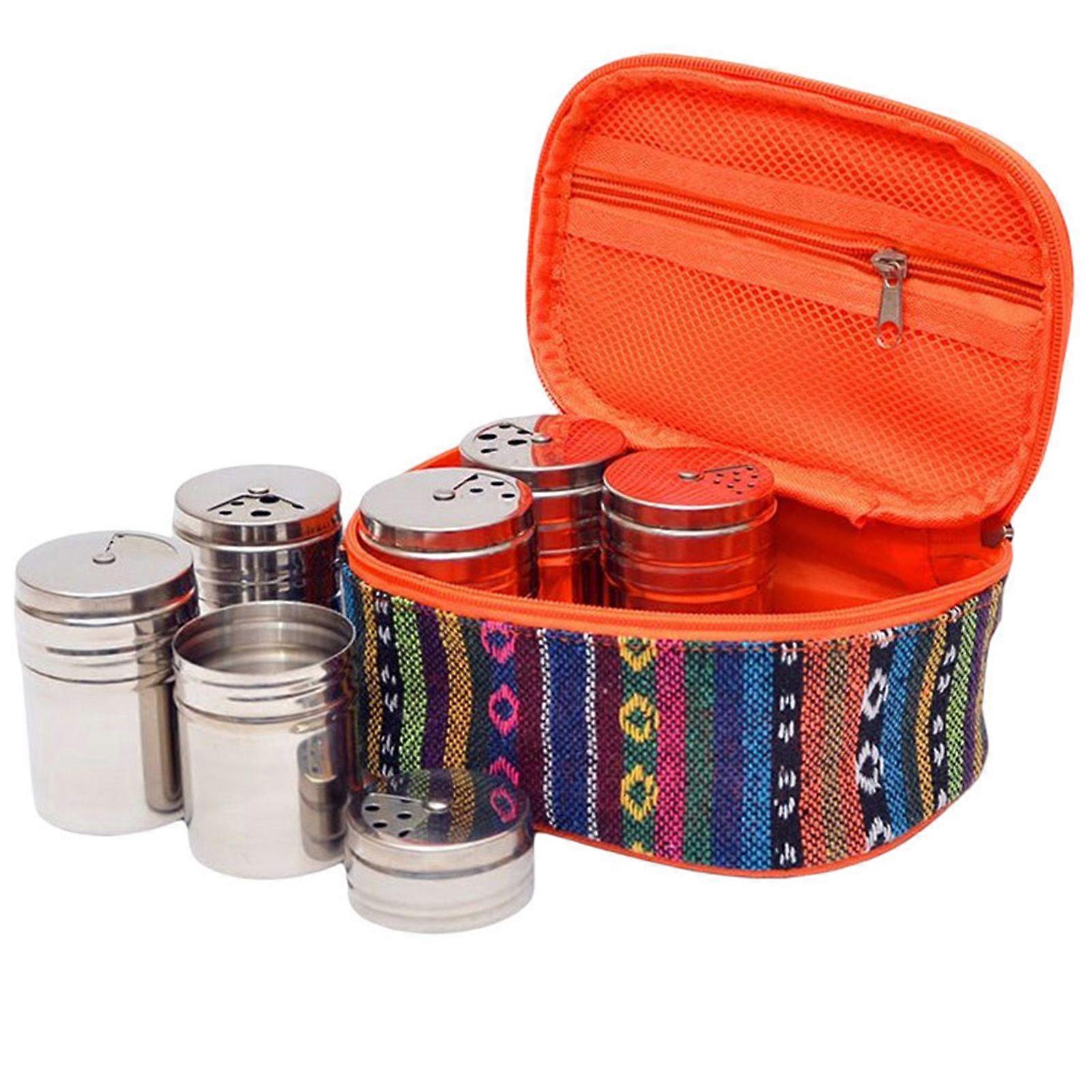 Stainless Steel Shaker Spice Jars Multi Holes Smooth Surface Spice Jars for Holding Different Condiments