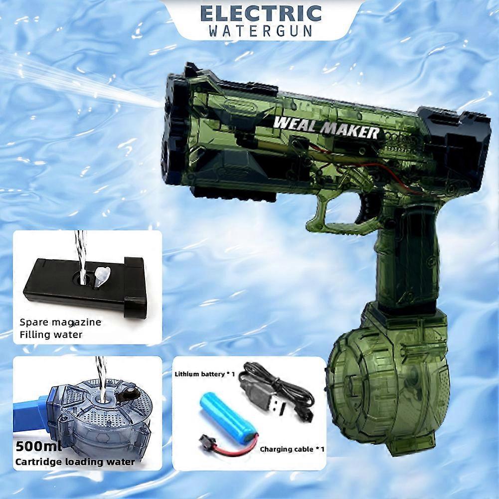 500ml Electric Water Shooting Game Toy High Pressure Automatic Water Toy for Summer Swimming Pool