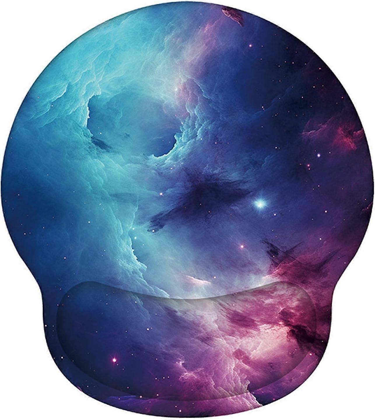 Mouse Mat, Mouse Pads with Wrist Support, Non-slip Rubber Base,Milk Silk Fabric with comfortable, Ergonomic, Novel patterns Beautiful and Fashionable