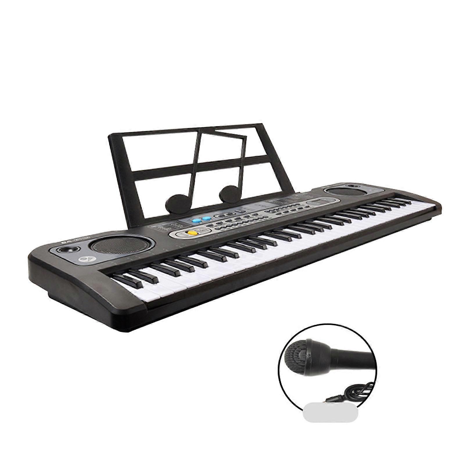 61 Key Keyboard Piano Portable Multifunctional 76cm Children Electronic Keyboard Piano Without Plug