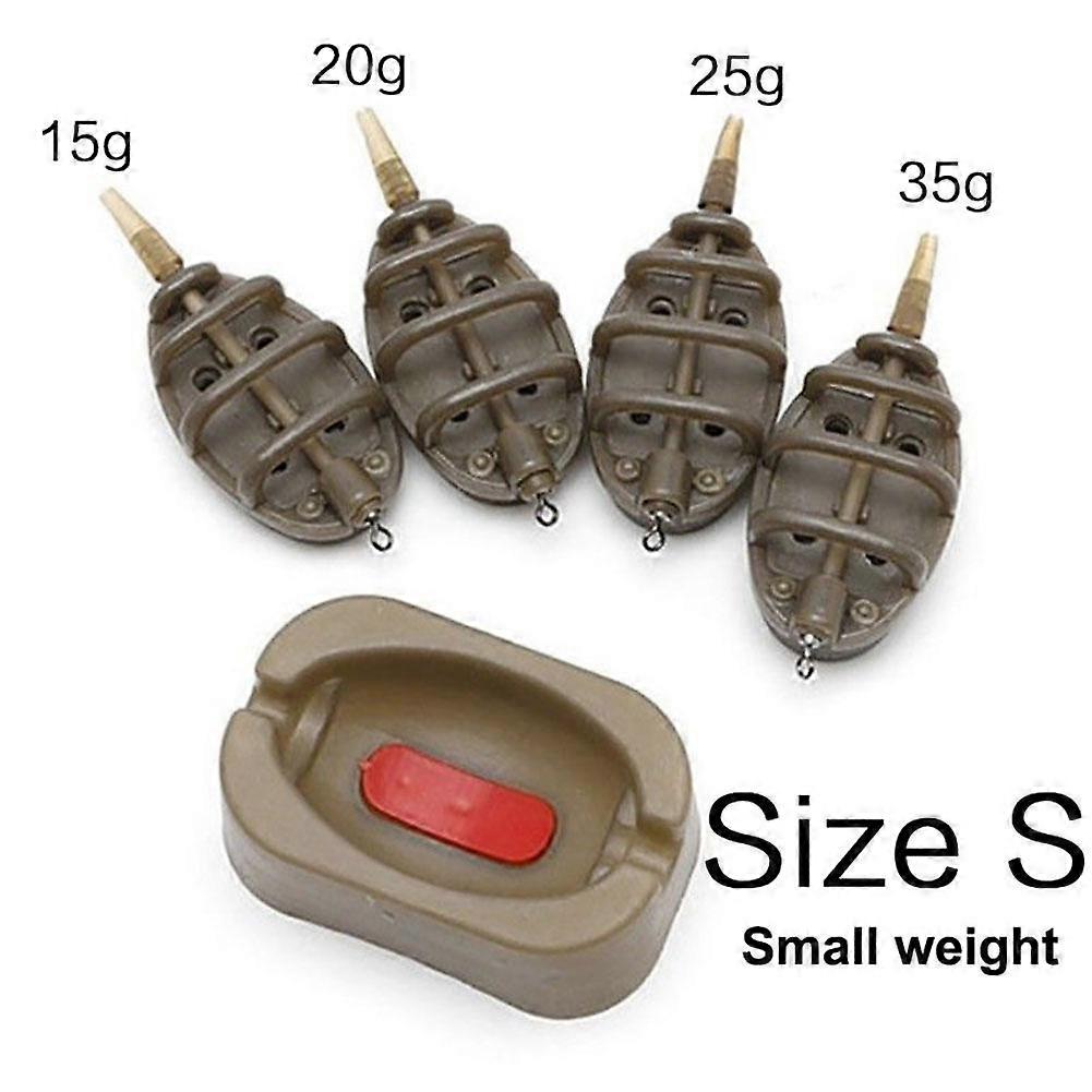 Premium Inline Method Feeders Set With Quick Release Moulds Portable Lightweight Flysand Fishing Feeder Fishing Accessories Tool
