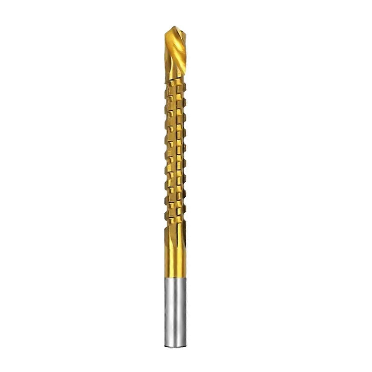 8mm Titanium Coated Drill Bit Spiral Jagged Saw Drill Bit Composite Drill Bit Twist Drill Bit