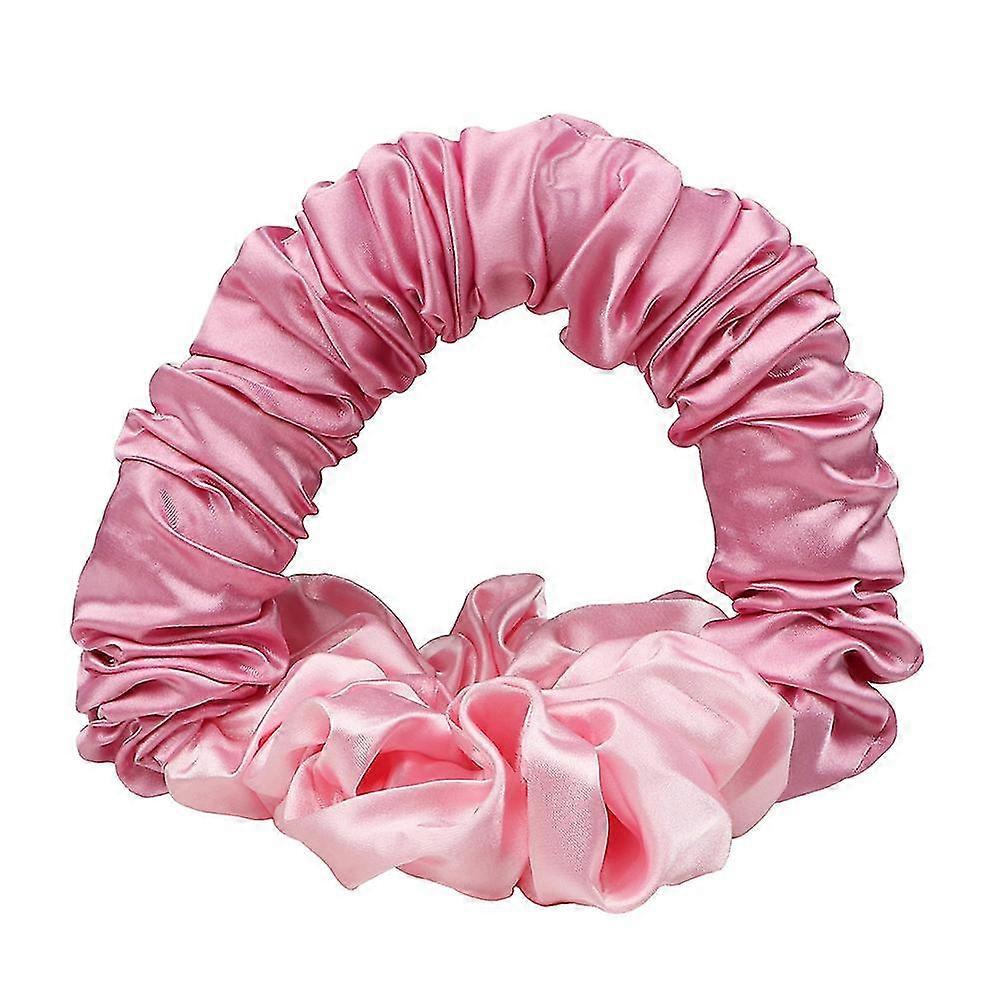 Heatless Curl Scrunchie Spací vlasová kravata Satin Elastic Bun Doplňky Vlasová kulma