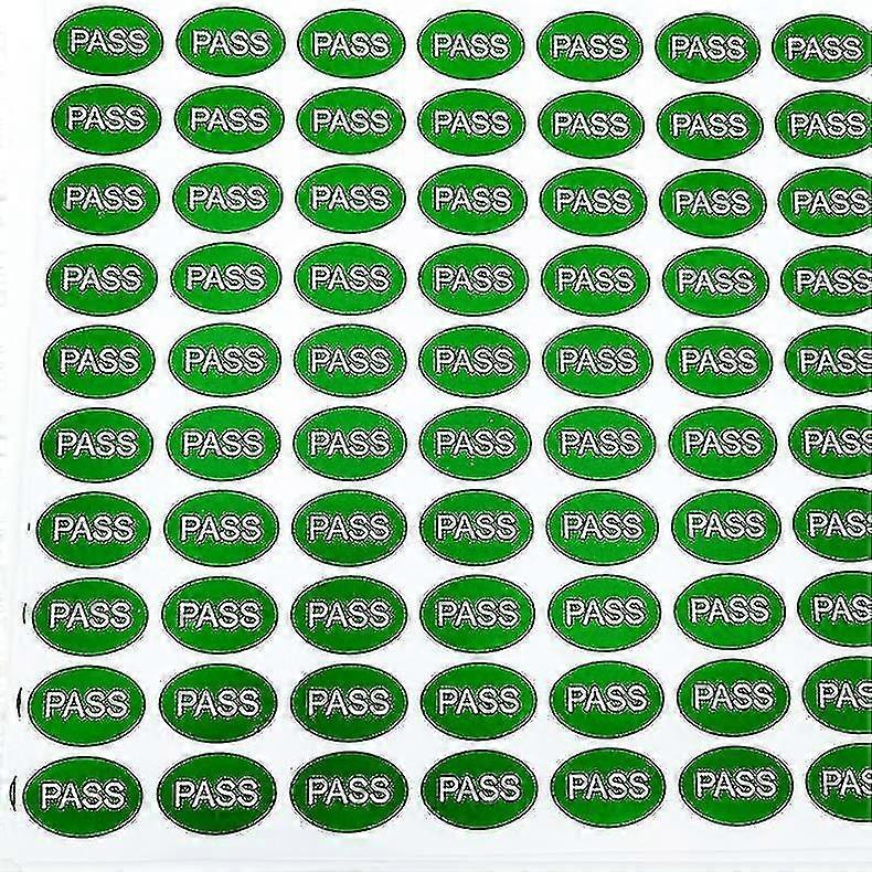 2000pcs Qc Passed Labels Warehouse Quality Stickers Self Adhesive Passed Stickers Check Tested Stick