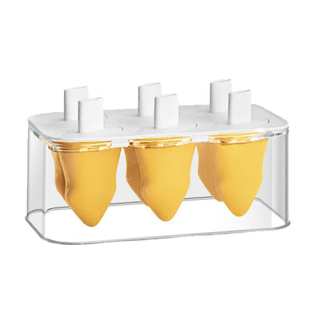 6 Cell Pop-sicle Mold Tree Ice Cream Mould Maker Reusable Frozen Ice Cube Molds DIY Kitchen Dishwasher Safe