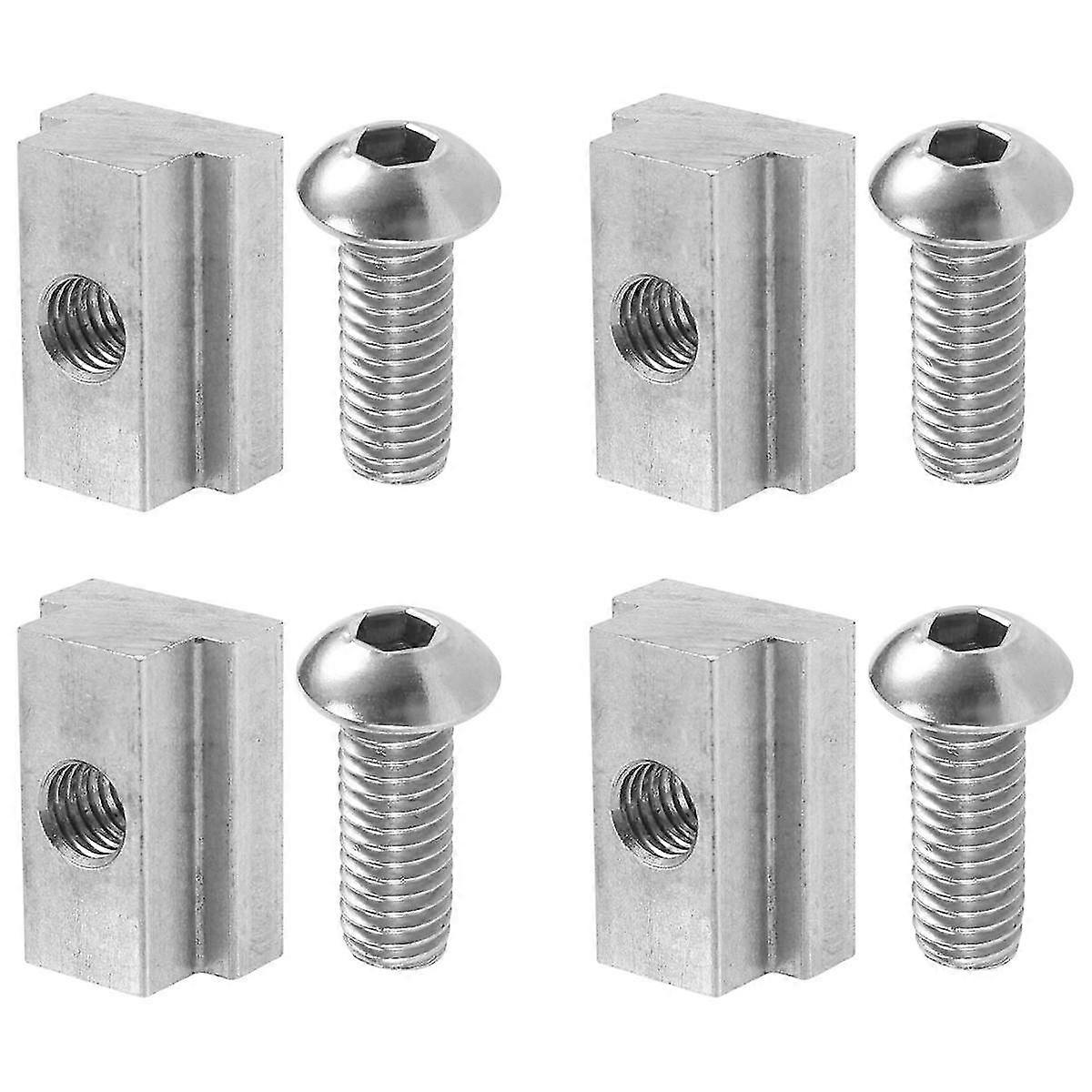 5-Pack Black Iron T-Slot Nuts For Truck Bed Deck Rails – Universal Fit, Durable & Rust-Resistant