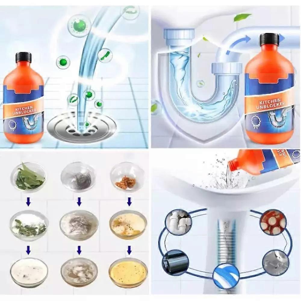 1-3X Pipeline Dredging Agent-Momeng Kitchen Unblocker, Powerful Pipe Dredge Agent