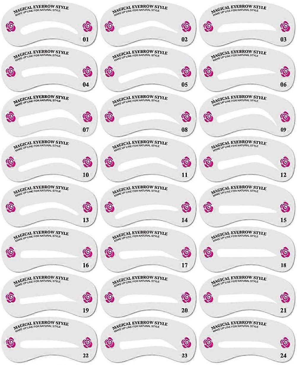 Eyebrow StencilsDifferent Styles Eyebrow Shaping Stencils, Reusable Eyebrows Grooming Stencil Kit, Eyebrow Grooming