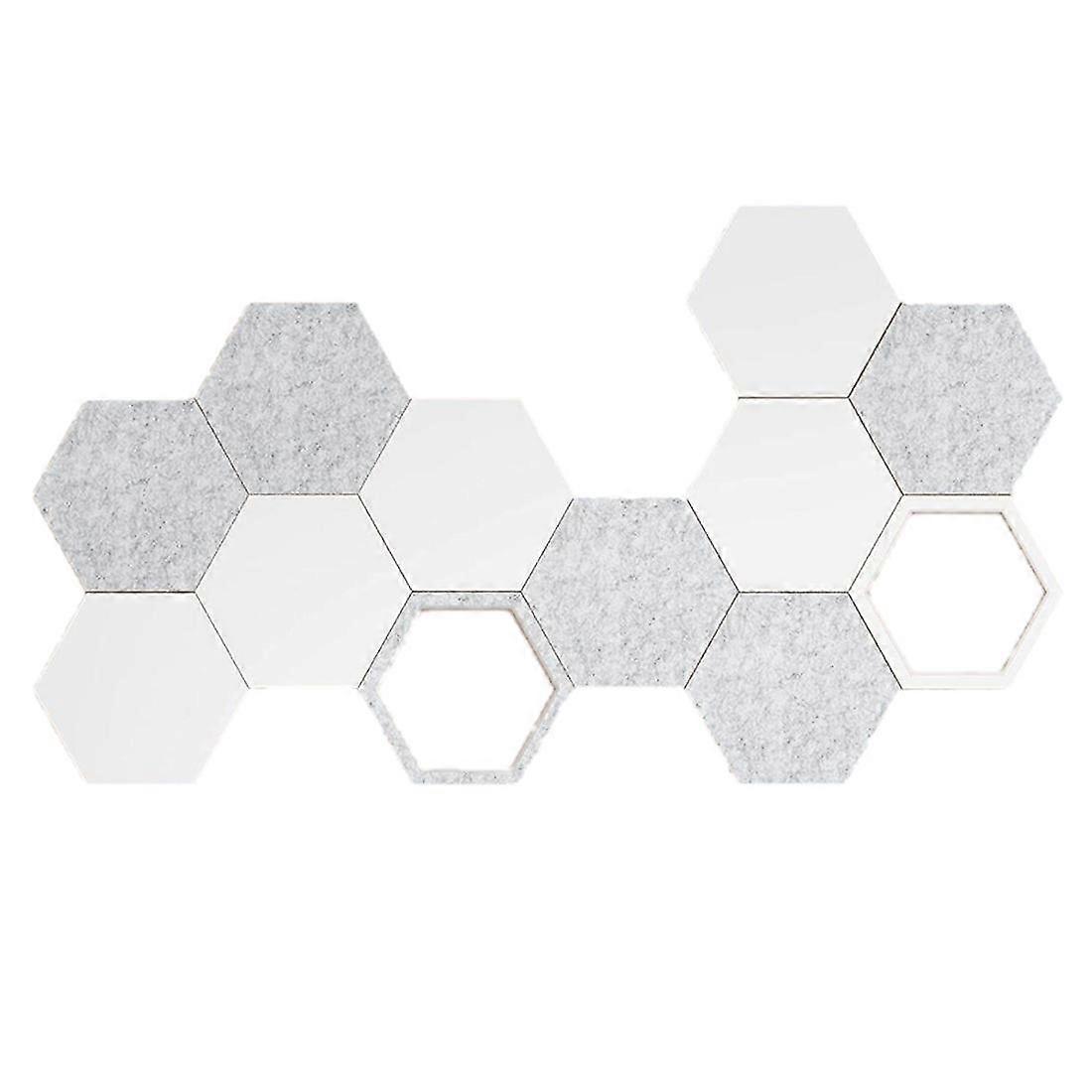 12 Pack Self-adhesive Acoustic Panels,hexagonal Panels To Absorb Noise&eliminate Echoes,acoustic Tr