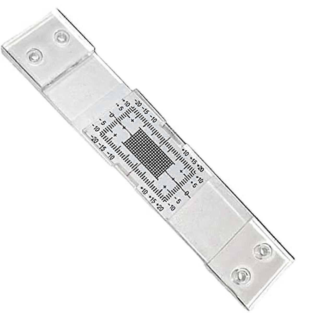 Crack Monitoring Record, 1Pcs Crack Measurement Tool, Crack Width Gauge, Clear Acrylic Corner Crack Comparison Caliper-