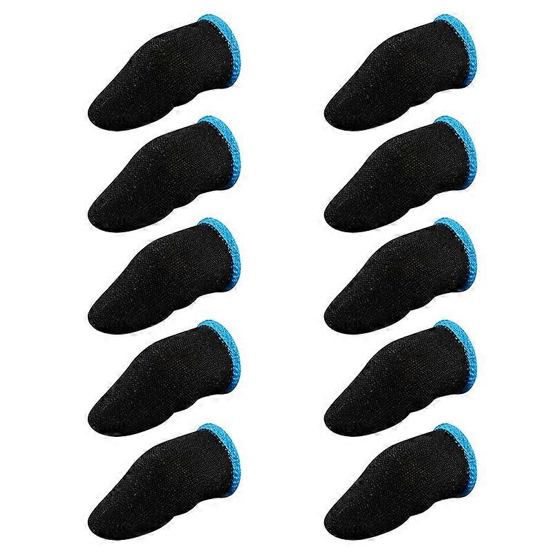 10Pcs Anti-Sweat Breathable Mobile Game Controller Touch Screen Finger Sleeve