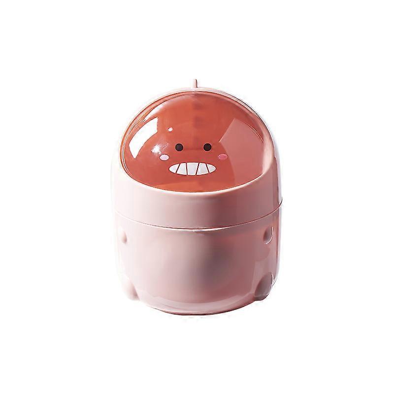 Mini Desktop Trash Can with Lid, Plastic
