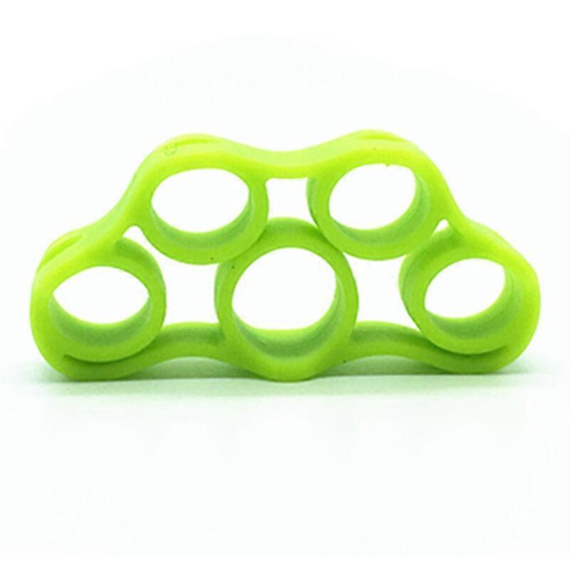 Green Silicone Finger Training Puller Mouse Hand Finger Exercise Trainer Sm