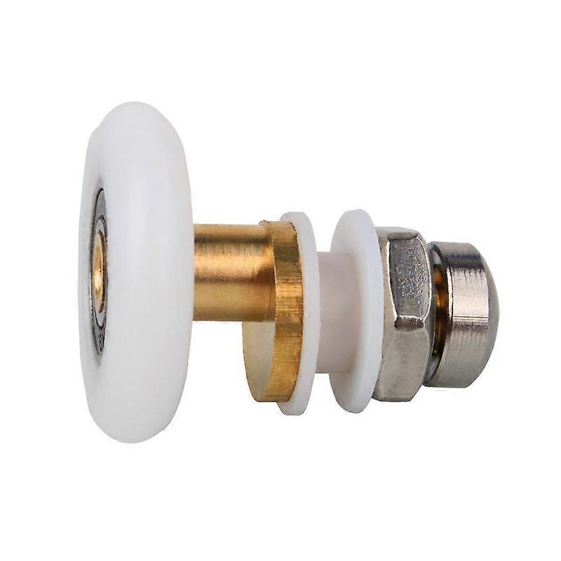 Shower Door Roller, Sliding Door Casters Shower Enclosure Door Pulleys Replacement Wheel for Roller with Wheel Diameter 27mm, 8 Pieces