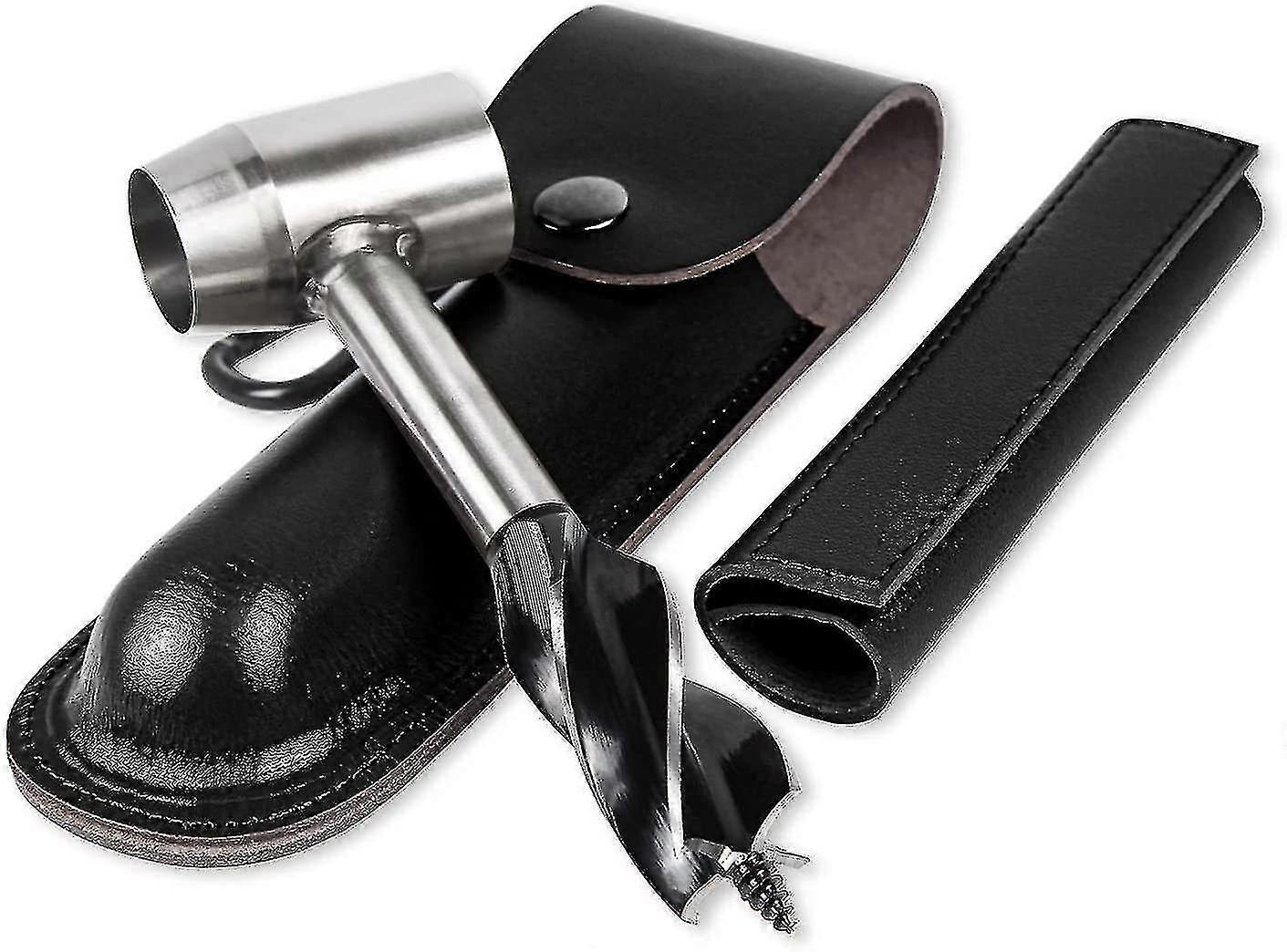 Manual Auger Drill Bushcraft Survival Tool Hand Auger Settlers Wrench For Backpacking