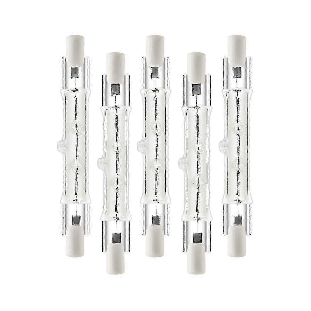 5 Pack R7s 118mm 300w 230v,r7s Halogen Linear Light Bulb, Dimmable ...