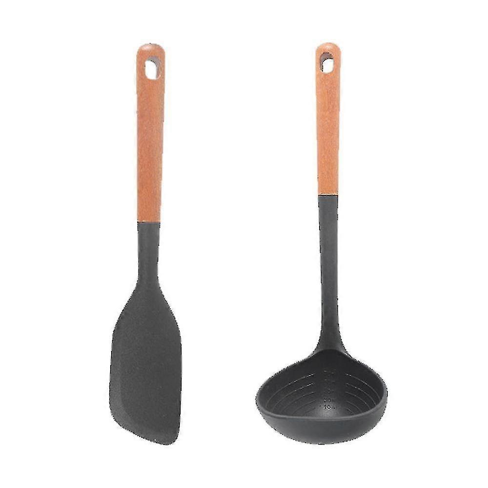 (2pcs) Silicone Cooking Utensils Set,heat-resistant Nonstick Cookware