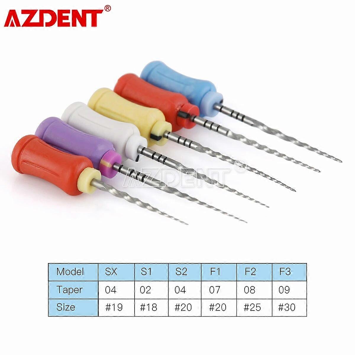 6pcs/Box Dental Endodontics NiTi Hand Use Super Rotary File SX-F3 25mm Dental Root Canal File