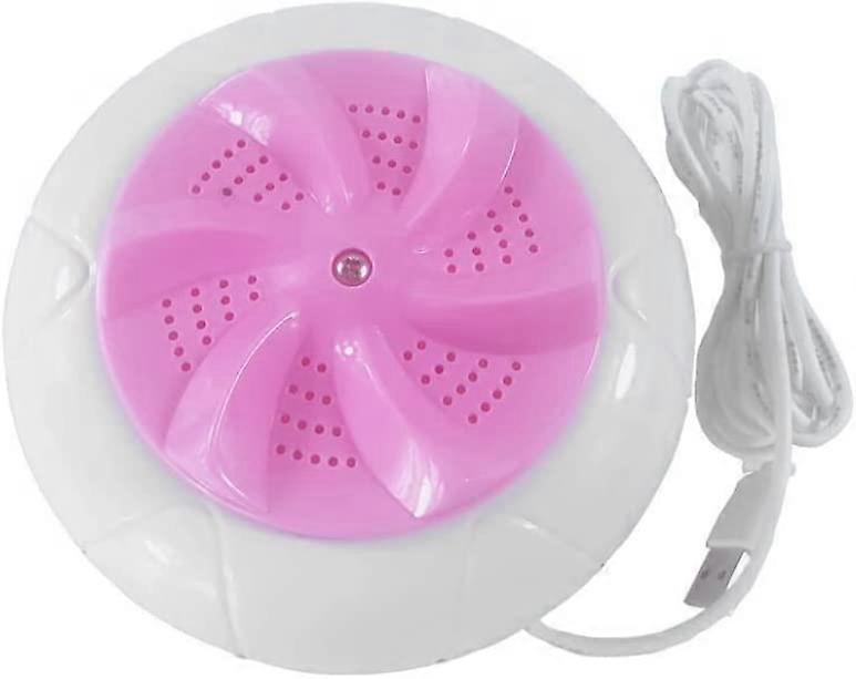 Travel Washing Machine Mini Ultrasonic Washing Machine Portable Sock Washing Machine for Travel StuffPink
