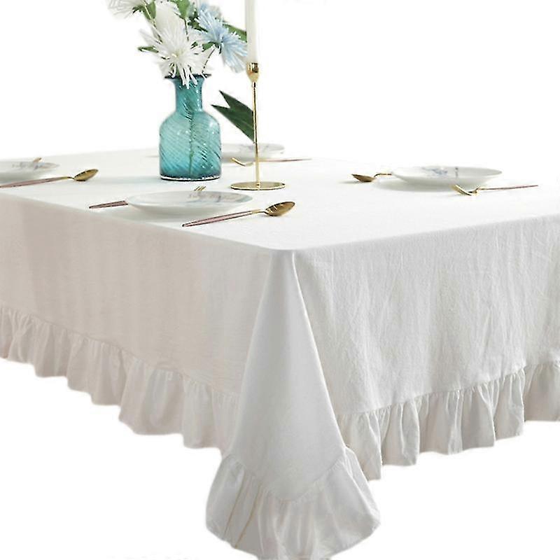 Nice retro ruffled tablecloth
