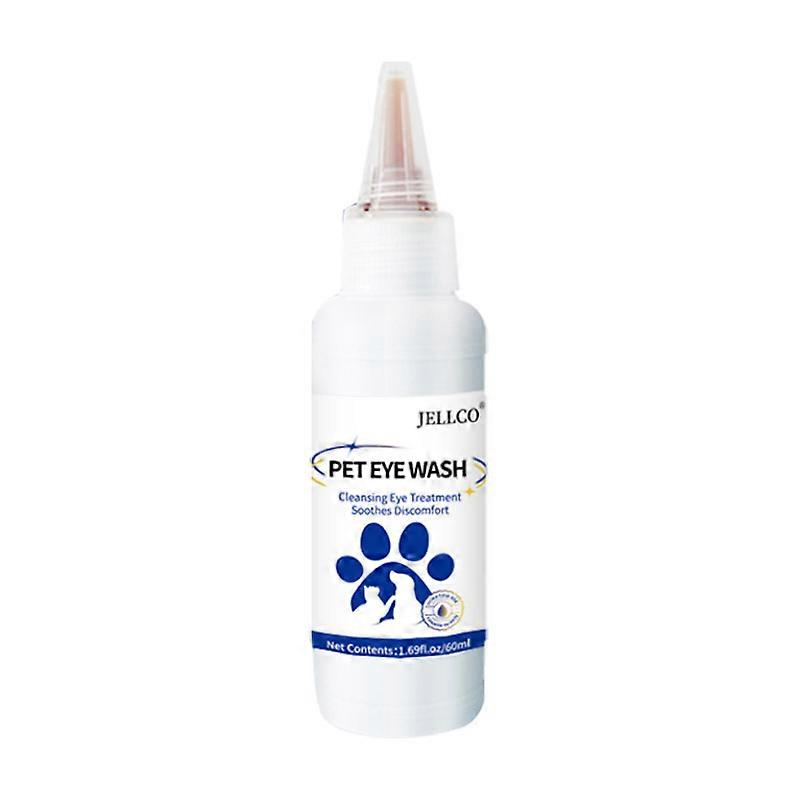 Mild and non irritating pet eye drops for removing tears and marks, universal cleaning for cats, dogs, and eyes
