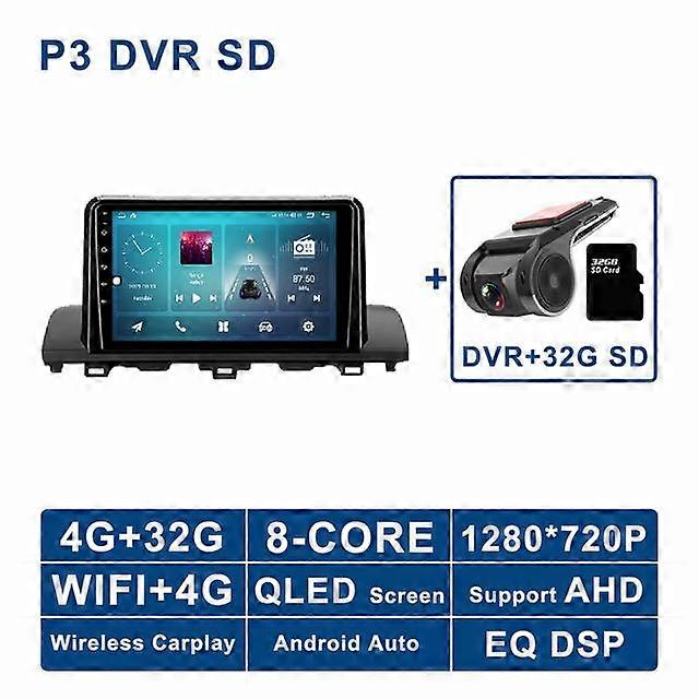 Android 11 Per Honda Accord 10 CV X 2017 - 2021 Autoradio Lettore Video Multimediale Stereo di navigazione GPS QLED DSP No DVD ADAS