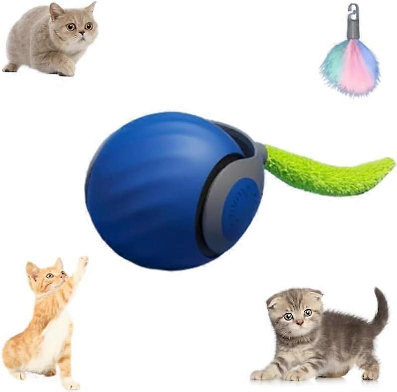 Speedy Tail Cat Toy, Smart Interactive Cat Toy Ball, Automatic Moving Toy