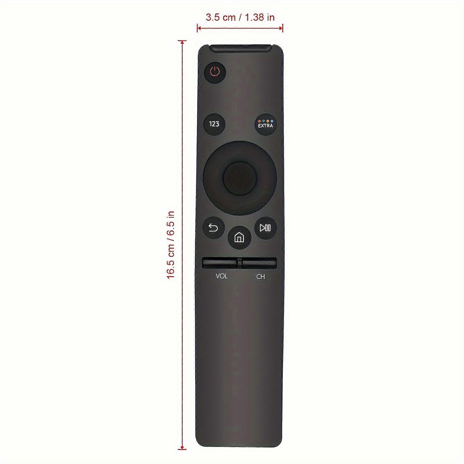 Samsung BN59-01259B Replacement Remote Control, Slim Design, Durable Build, for Samsung Smart TVs, 6.5 x 1.38 Inches, Easy Grip, Black