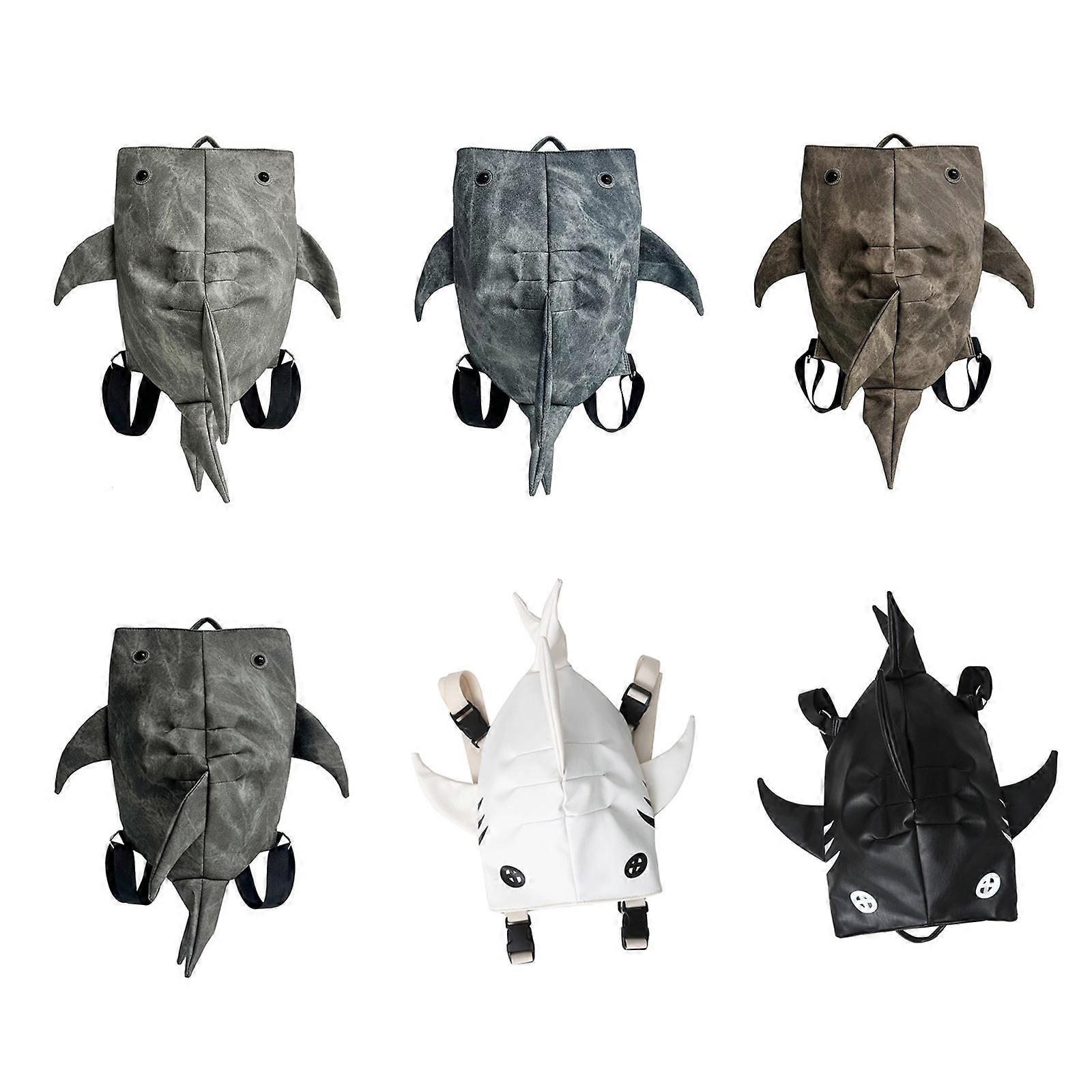 Circling Shark Pattern Print Premium Backpack